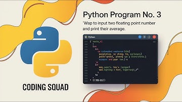 Python Program to input two floating point numbers and print their average | Python Programs