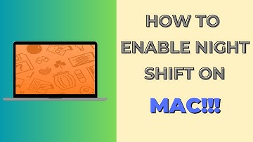How to Enable Night Shift on Mac