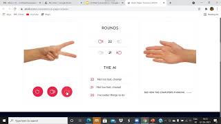 An interesting AI Game Stone Paper Scissor screenshot 5