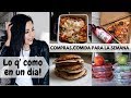 LO QUE COMO EN UN DIA + COMIDA SANA PARA LA SEMANA + COMPRAS | Michela Perleche