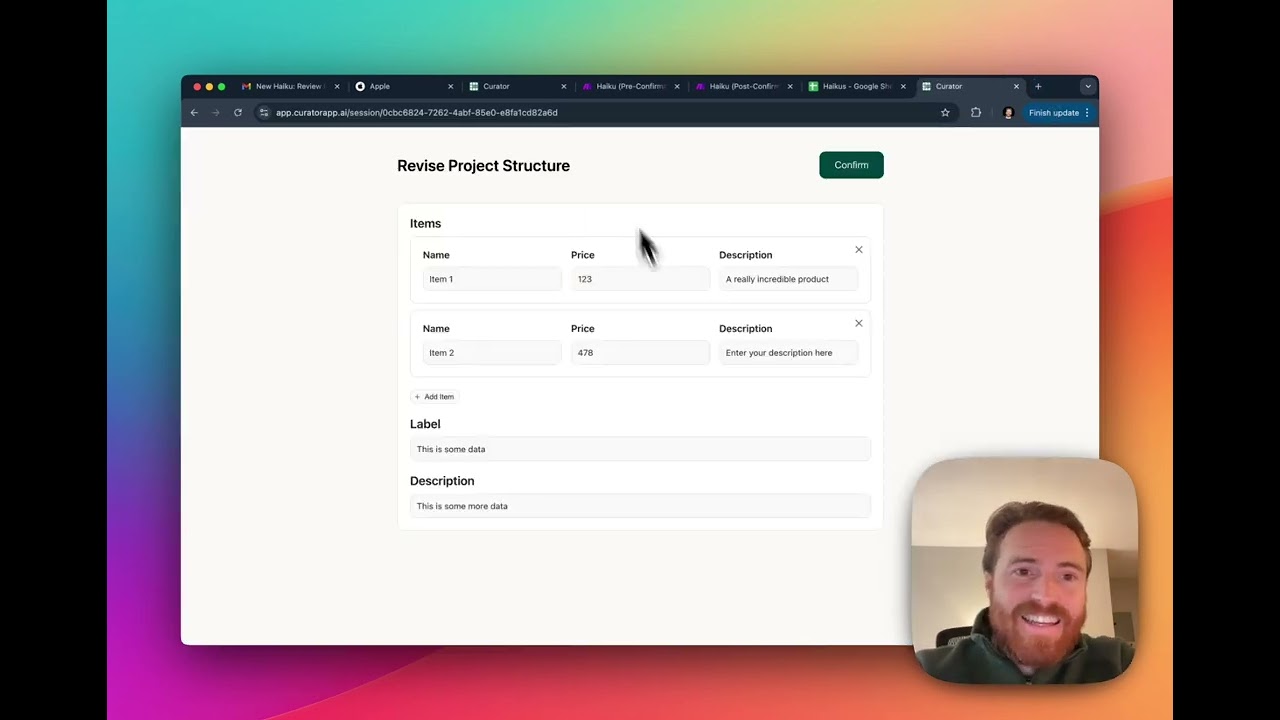 Curator - Human-In-The-Loop Platform for your AI Automations