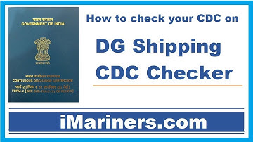 How to Check CDC on DG Shipping CDC Checker
