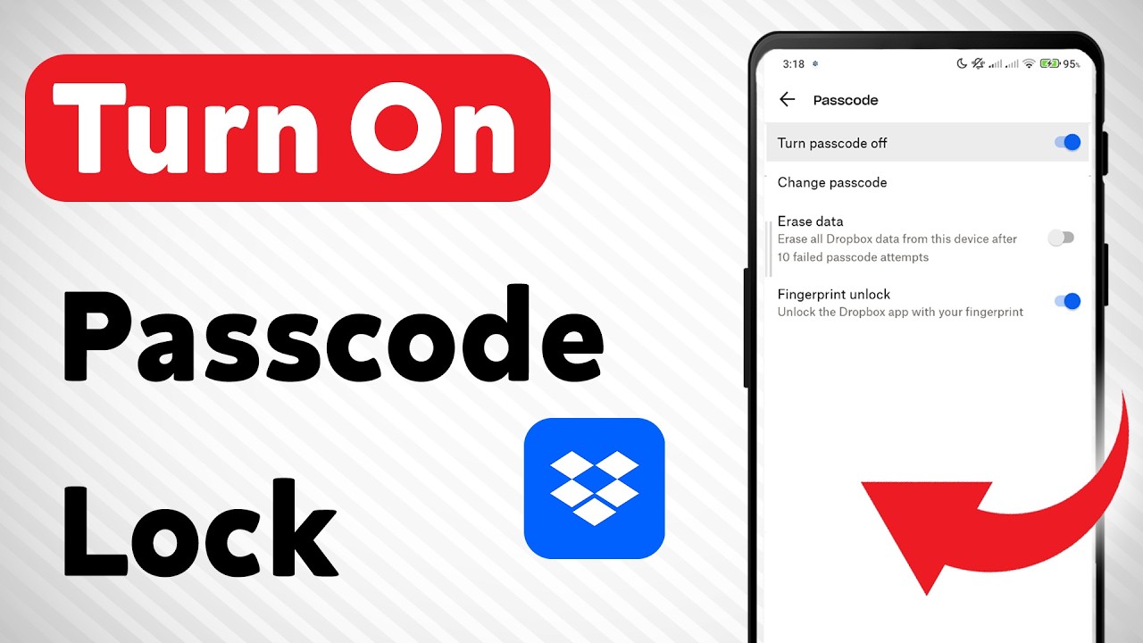 How To Turn On Passcode Lock On Dropbox (Updated) - YouTube