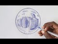 How to draw in 5-Point Perspective | Step By Step Tutorial.