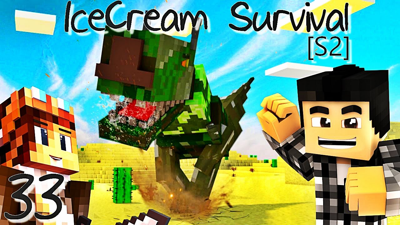 fright night MON MAGNIFIQUE T-REX DÉBARQUE ! | IceCream Survival [S2] ! #Ep33