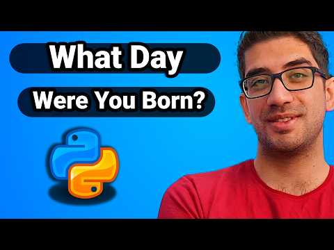 Find the Day of the Week You Were Born (Python Calendar Trick)