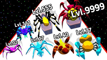(2025) Insect Evolution Spider Run Level Up Spider Max Level Gameplay (New Update)