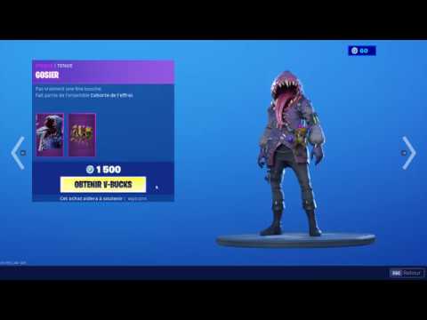 boutique-28-octobre-2019-fortnite-battle-royal-new-skin-gosier-/-item-shop-28/10/19-fortnite