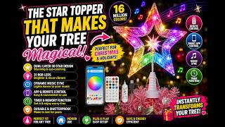 Topper That Makes Your Tree Feel Magical | LiuZpatial  #ad #amazoninfluencer