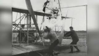 Wright Brothers test flight and 1908 flight demonstration in France