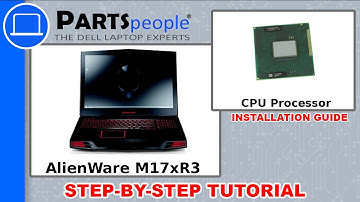 Dell AlienWare M17xR3 CPU Processor Replacement Video Tutorial