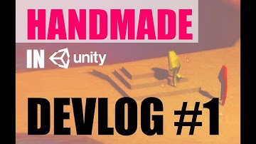 Handmade devlog #1 - Concept and first prototypes.