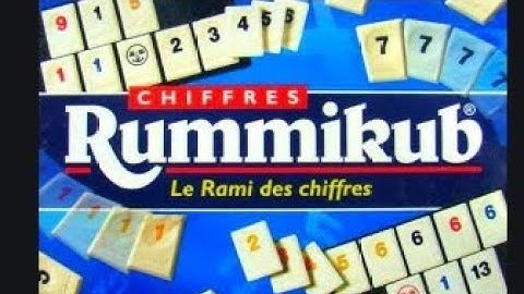 Règle du jeu "Rummikub chiffres"