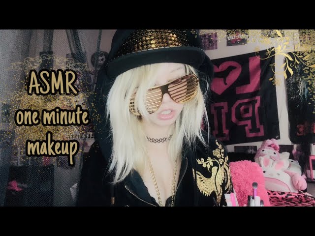 ASMR one minute⏳💫 fast and aggressive makeup application
