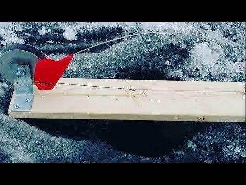 How to build a TiP UP for ICE FISHING from scratch. 