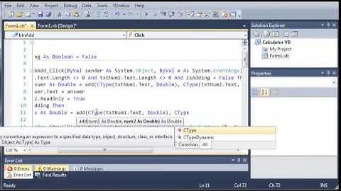 Visual Basic Tutorial   57   Calculator Part 4
