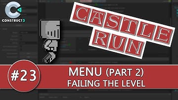 Construct 3 Tutorial #23 - CASTLE RUN - Menu Retry