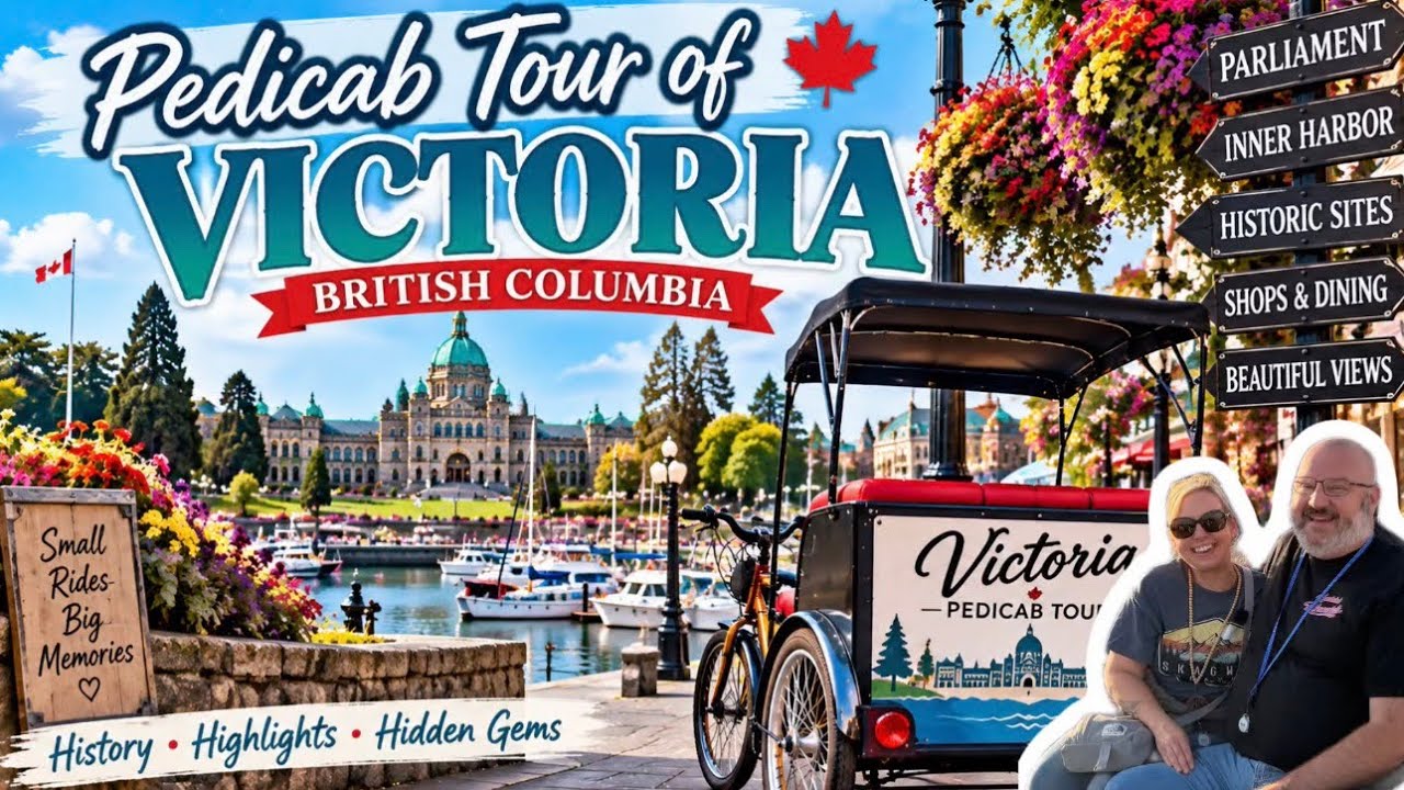Victoria, British Columbia- Highlights via PediCab- More than we ever expected!! #cruise #canada 
