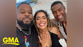 He shared photos of his single friends on Instagram. Now, 2 of them are engaged l GMA
