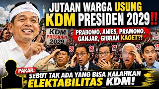 BOOM🔥 MILLIONS OF CITIZENS SUPPORT KDM FOR PRESIDENT 2029‼️ PRABOWO ANIES PRAMONO GANJAR GIBRAN S...