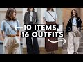 10 Items, 16 Outfits | Spring 10x10 Capsule Wardrobe Challenge