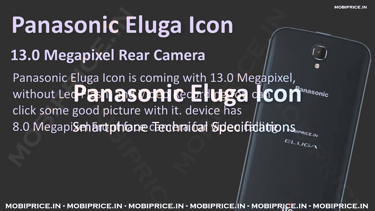 Panasonic Eluga Icon  with 1.5GHz Octa Core Processor, 2GB RAM, Android 4.4