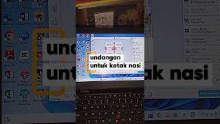 undangan kotak nasi #undangan #print