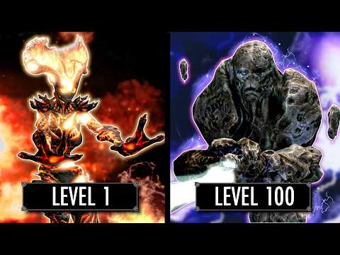 Skyrim BUT I LEVEL UP AS AN ATRONACH
