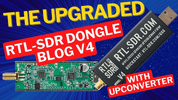 RTL-SDR Blog V4 With Built-In Upconverter HAM Radios For Newbies SDR Receivers