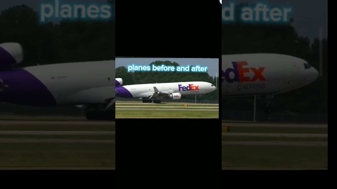 Planes before and after 