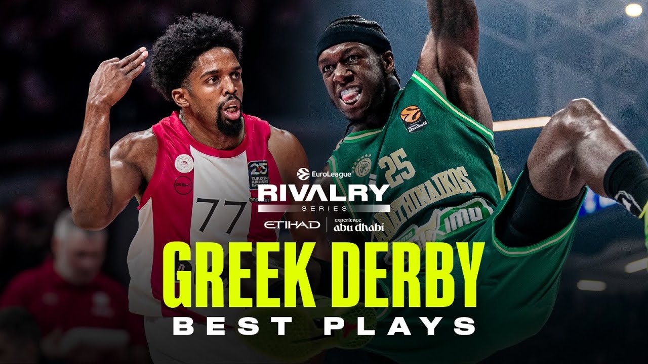 The BEST GREEK DERBY Plays of the Last 10 Seasons | EuroLeague basketball highlights
