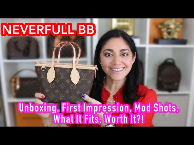 Neverfull BB: Unboxing, First Impression, Mod Shots, What It Can/Can't Fit,  Final Thoughts 