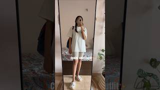 Cycle shorts outfit✨Day:80/365 #dailyvlog #fashion #trending #shorts #shortsvideo #explore #blogger