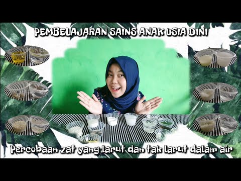 Video: Zat apa yang akan larut dalam air?