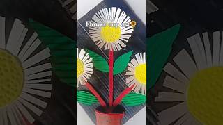 diy flower 🌻peper cup #art #haterkaj #craft #shortvideo #wall decoration #youtubeshorts #vediovairal