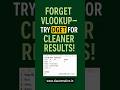 Forget VLOOKUP—Try DGET for Cleaner Results #xlautomation #excel #verticallookup #exceltips