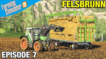 Farming Simulator 19 Timelapse - Felsbrunn FS19 Episode 7 BALE HANDLING