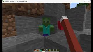добавил топор в мой мод failed experiment-added an axe to my failed experiment mod