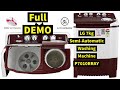 LG P7010RRAY Semi automatic Washing Machine | 7 kg | Full Review and Detail Demo | Hindi