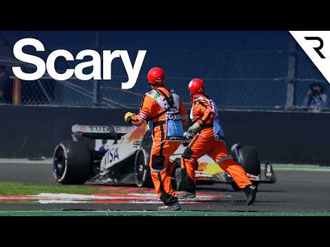 F1’s dangerous Mexico GP marshal incident and weird ending explained