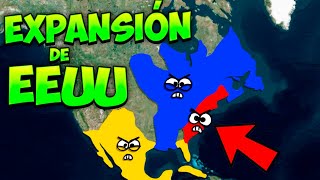 How was the United States created? - Explanation with map