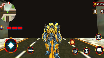 Bumblebee Grand Robot Car Transform 3d * Android Gameplay