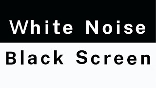Relaxing White Noise Black Screen for Stress Relief | Fall Asleep & Stay Sleeping with White Noise