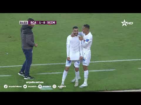 الرجاء الرياضي 1-0 شباب المحمدية هدف سفيان رحيمي في الدقيقة 32