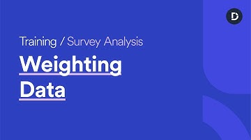 Weighting Data