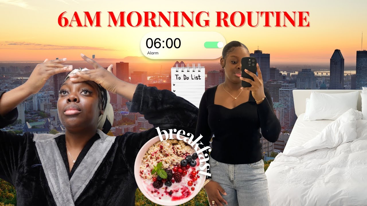 6AM FALL MORNING ROUTINE LIVING IN TORONTO | simple and productive ...