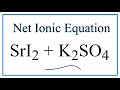 Net Ionic Equations and Spectator Ions