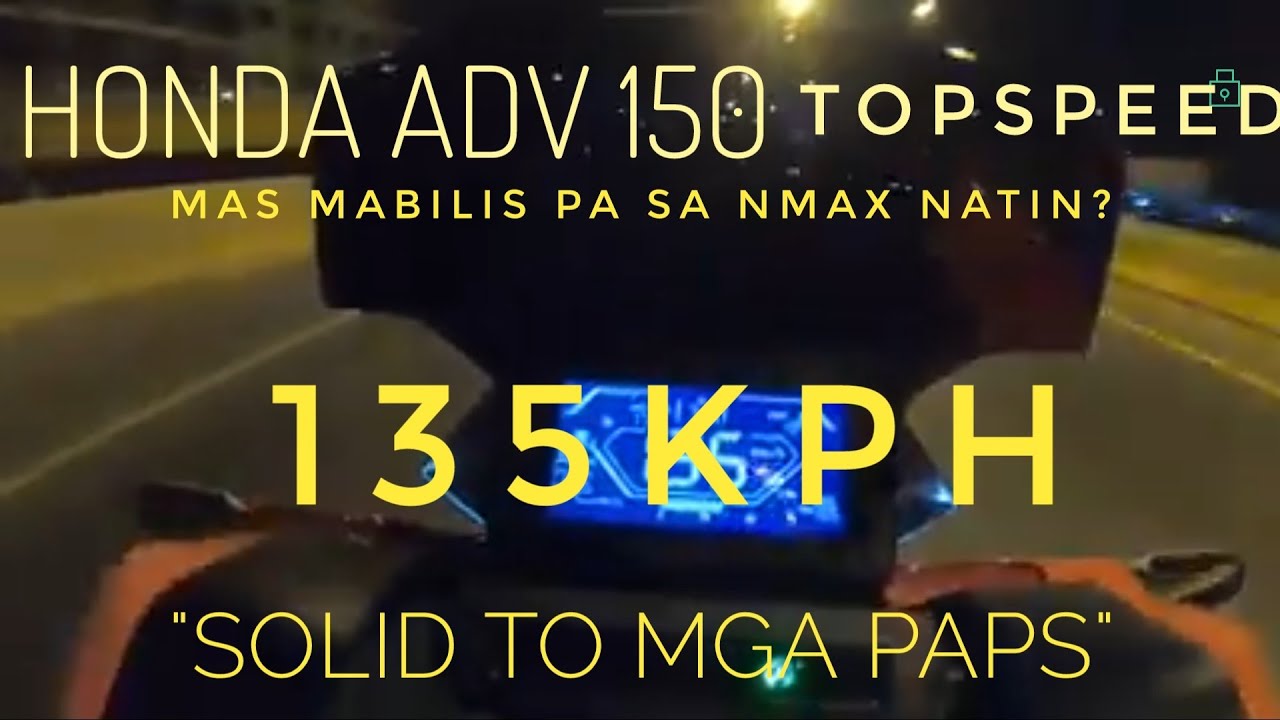 HONDA ADV 150/ TOP SPEED / MODIFIED / - YouTube