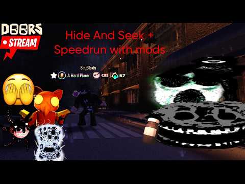 [LIVE🔴] Hide And Seek + Speedrun With Mods