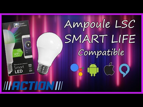 Comment configurer l'Ampoule LED multicolore connectée LSC Smart Connect